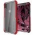 Coque iPhone XS Ghostek Cloak 4 – Coque robuste – Rouge / transparent 1