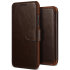 VRS Design Dandy Leather-Style iPhone XS Wallet Case - Dark Brown 1