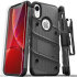 Zizo Bolt iPhone XR Tough Case & Screen Protector - Grey 1