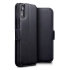 Olixar Slim Genuine Leather Flip iPhone XR Wallet Case - Black 1