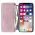 Krusell Broby iPhone XS 4 Card Slim Folio Wallet Case - Pink 1