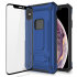 Olixar Manta iPhone XS Tough Case with Tempered Glass - Blue 1