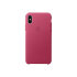 Official Apple Leather iPhone X Case - Fuchsia 1