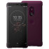 Official Sony Xperia XZ3 SCTH70 Style Cover Touch Case - Bordeaux Red 1