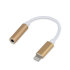 Forever iPhone XS Lightning To 3.5mm Aux Adapter - Gold 1