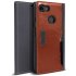 Obliq K3 Google Pixel 3 XL Leather Style Wallet Case - Grey / Brown 1
