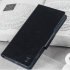 Olixar Leder-Stil Sony Xperia 10 Plus Geldbörse Ständer Tasche Schwarz 1