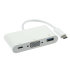 Techplus 3.1 USB To VGA F Cable With USB Port - White 1