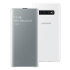 Official Samsung Galaxy S10 Plus Clear View Cover Case - White 1