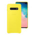 Official Samsung Galaxy S10 Plus Genuine Leather Cover Case - Yellow 1
