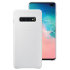 Official Samsung Galaxy S10 Plus Leather Cover Case - White 1