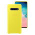 Official Samsung Galaxy S10 Plus Silicone Cover Case - Yellow 1