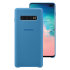Official Samsung Galaxy S10 Plus Silicone Cover Case - Blue 1