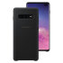 Offizielle Samsung Galaxy S10 Plus Silikonhülle Tasche - Schwarz 1