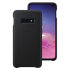 Official Samsung Galaxy S10e Genuine Leather Cover Case - Black 1
