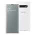 Offizielle Samsung Galaxy S10 Edge Clear View Schutzhülle - Weiß 1