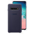 Official Samsung Galaxy S10 Silicone Cover Case - Navy 1