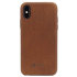 Coque iPhone XR Nodus Shell Case II en cuir & Micro Dock – Marron 1