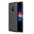 Coque Sony Xperia 1 Olixar Attache Premium – Cuir synthétique – Noir 1