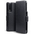 Olixar Low Profile Carbon Fibre Huawei P30 Texture Wallet Case - Black 1