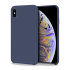 Olixar iPhone X Weiche Silikonhülle - Mitternachtsblau 1