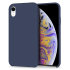 Olixar iPhone XR Soft Silicone Case - Midnight Blue 1