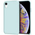 Olixar iPhone XR Soft Silicone Case - Pastel Green 1