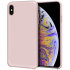 Olixar iPhone XS Max Weiche Silikonhülle - Pastellrosa 1
