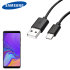 Official Samsung USB-C Galaxy A9 2018 Charging Cable - 1.2m - Black 1
