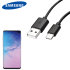 Official Samsung USB-C Galaxy S10 Charging Cable - 1m Black 1