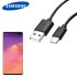 Official Samsung USB-C Galaxy S10 Plus Charging Cable - Black 1