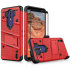 Zizo Bolt Nokia 3.1 Plus Case & Screen Protector - Red / Black 1