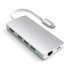 Satechi USB-C Aluminium Multi-Port 4K HDMI Adapter & Hub V2 - Silver 1