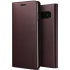 Housse Samsung Galaxy S10 VRS Design Diary en cuir véritable – Vin 1