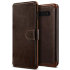 VRS Design Dandy Leather-Style Samsung S10 Plus Wallet Case - Brown 1