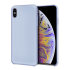 Olixar iPhone XS Max Weiche Silikonhülle - Pastellblau 1