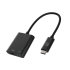 Scosche USB-C 3.5mm Headphone Adapter & Pass-Through Charging - Black 1