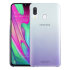 Coque officielle Samsung Galaxy A40 Gradation Cover – Violet 1