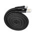 Promate Aluminium USB-A to Apple lightning Cable - Black 1
