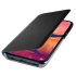 Official Samsung Galaxy A20e Wallet Flip Cover Case - Black 1