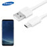 Officiële Samsung USB-C Galaxy S8 Plus Snelle Oplaadkabel - Wit 1