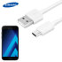 Official Samsung USB-C Galaxy A3 2018 Fast Charging Cable - White 1