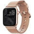 Bracelet Apple Watch 40/38mm Nomad Modern en cuir naturel – Or 1