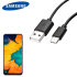 Cable de Carga Oficial Samsung Galaxy A30 USB-C - Negro 1