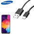 Câble USB-C Officiel Samsung Galaxy A50 – Chargement Rapide – Noir 1