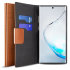 Olixar Leder-Stil Samsung Galaxy Note 10 Brieftasche Hülle - Bräunen 1