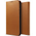 VRS Design Genuine Leather Diary Samsung Note 10 Case - Brown 1