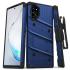 Zizo Bolt Samsung Galaxy Note 10 Plus Stoere Case & Riemclip - Blauw 1