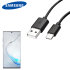 Câble USB-C Officiel Samsung Galaxy Note 10 Plus Charge Rapide – Noir 1