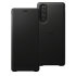 Official Sony Xperia 5 Style Leather Cover Case - Black 1